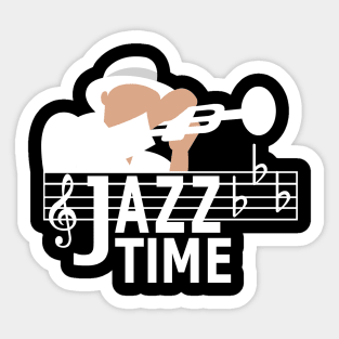 Jazz time Sticker